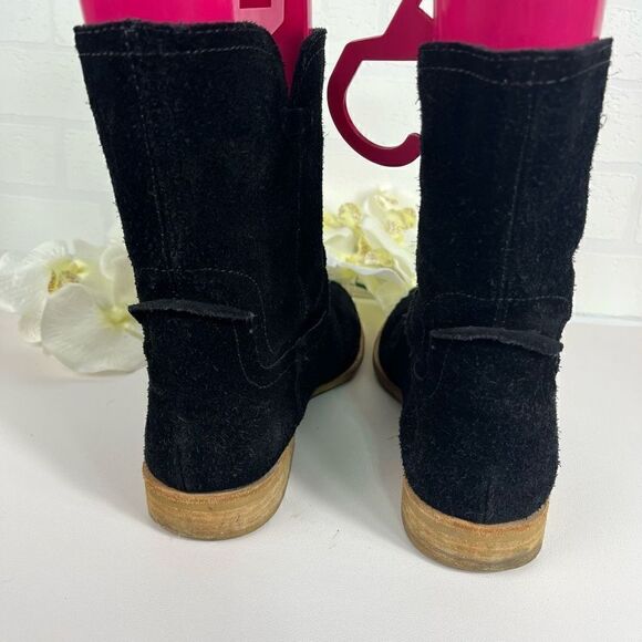 Splendid Womens Chelsea Boots size 10 leather Suede Black - Picture 2 of 15